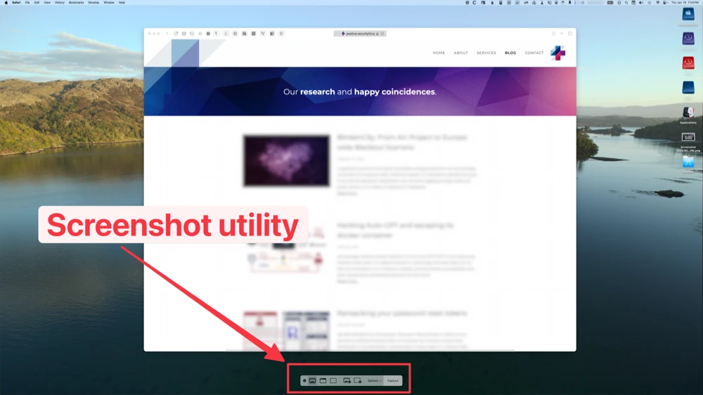 macOS Screenshot Utility