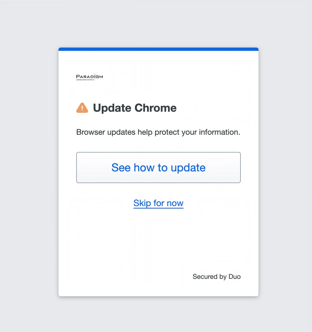 Update Browser